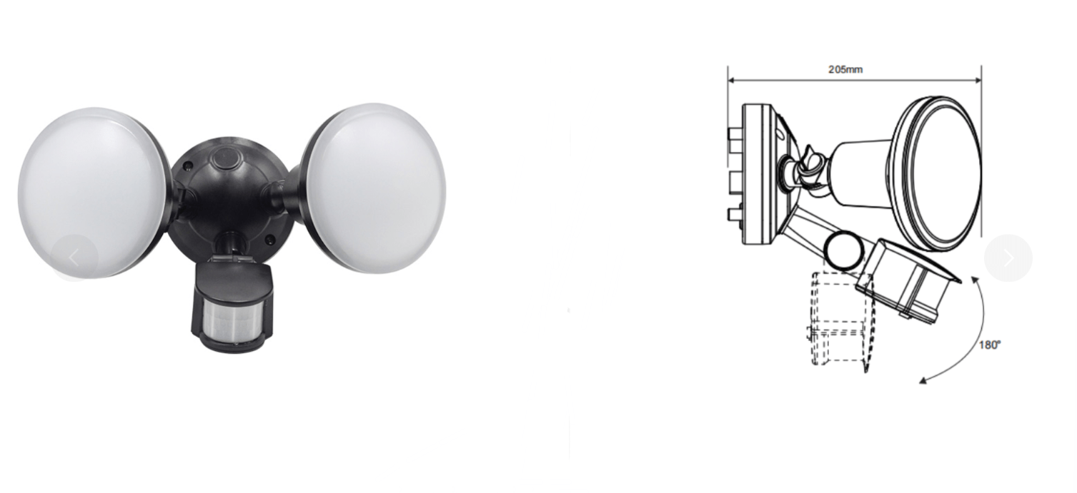 Lampada LED con sensore a infrarossi PD-PIR2A: la tua scelta intelligente ed efficiente dal punto di vista energetico
