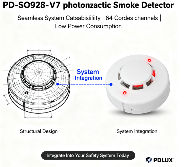 Smart Fire Safety di PDLUX: rilasciato il rilevatore di fumo fotoelettrico PD-SO928-V7